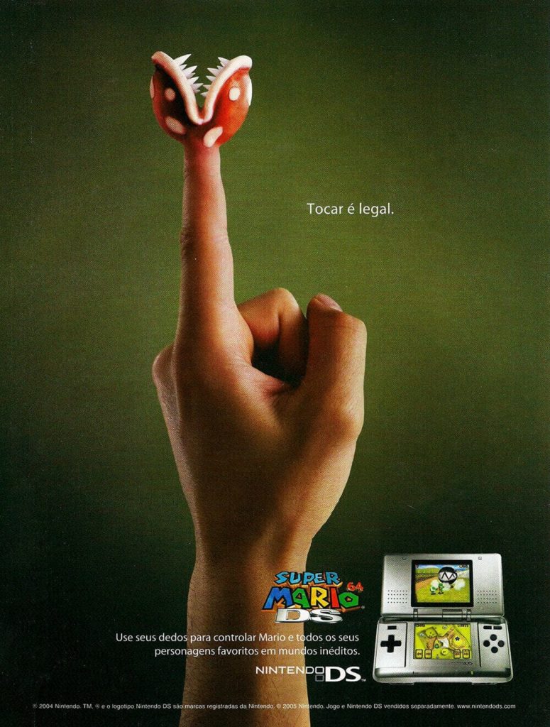 Propaganda Super Mario 64 DS 2005