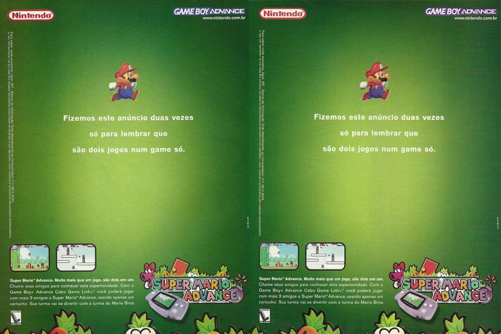 Propaganda Super Mario Advance 2001