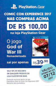 PlayStation (God of War 3 Remasterizado) - CCXP 2017