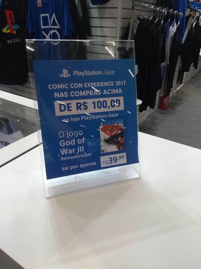PlayStation (Promoção God of War III) - CCXP 2017