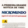 Novidade Jornal Quinzenal - Micro Mundo 34