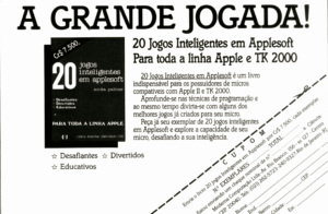 Propaganda 20 Jogos Inteligentes em Applesoft - Micro & Vídeo 10 - 1984
