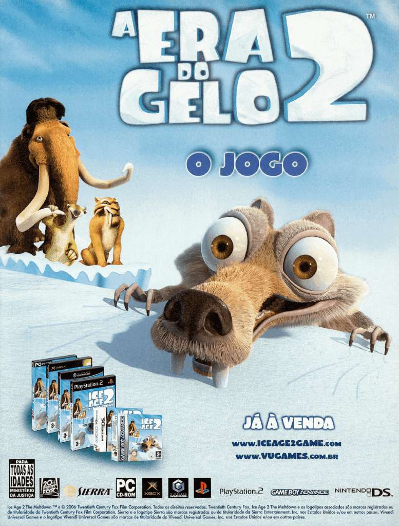 Propaganda A Era do Gelo 2 - Game Master 16 - 2006