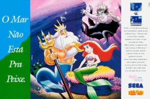 Propaganda A Pequena Sereia - Ação Games 36 - 1993
