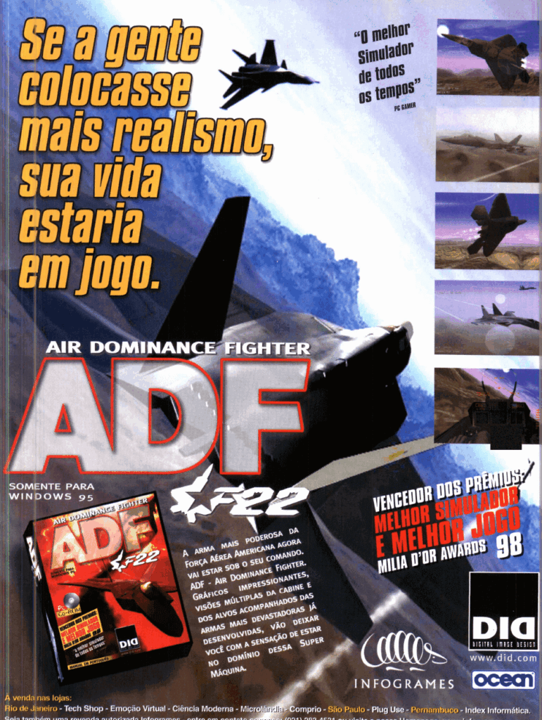 Propaganda ADF - Revista do CD-Rom 34 - 1998
