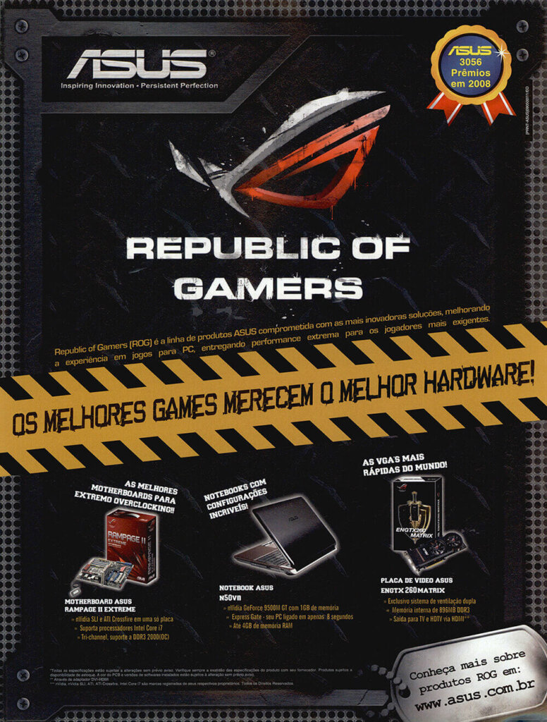 Propaganda ASUS - EDGE 01 - 2009