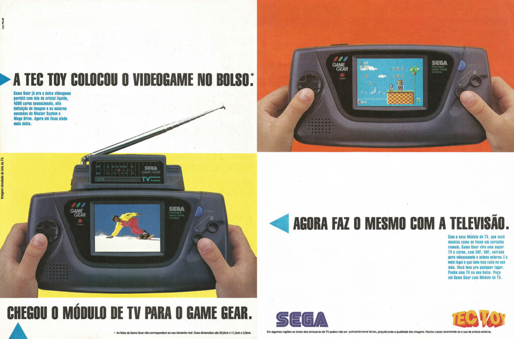 Propaganda Acessórios Game Gear - VideoGame 16 - 1992