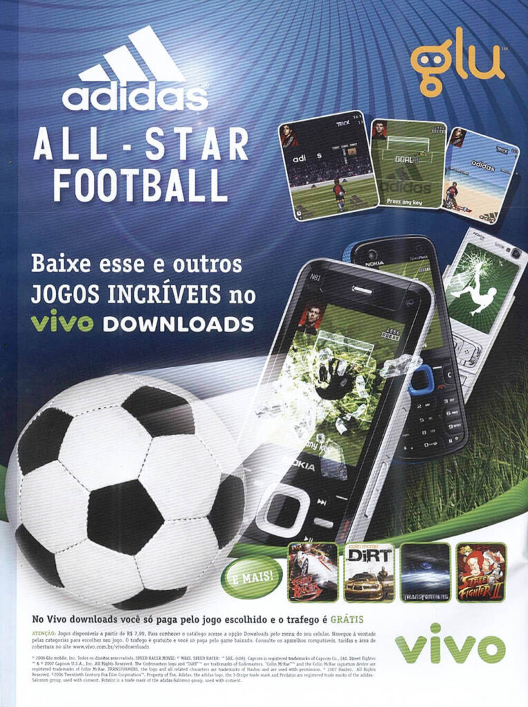 Propaganda Adidas All-star Football (Glu) - Dicas & Truques para PlayStation 114 - 2008