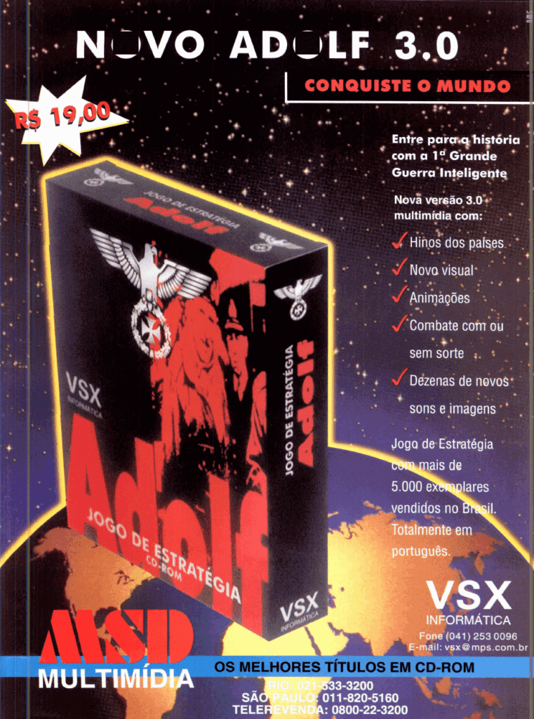 Propaganda Adolf 3.0 - Revista do CD-Rom 18 - 1997