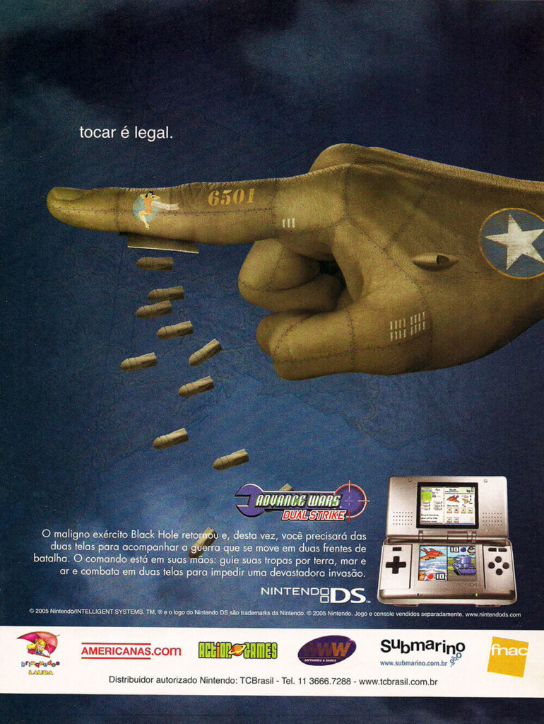 Propaganda Advance Wars Dual Stike (Nintendo DS) - Nintendo World 89 - 2005