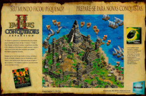 Propaganda Age of Empires II The Conquerors Expansion - Revista Super Interessante - 2000