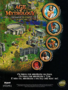 Propaganda Age of Mythology - EGM Brasil 09 - 2002