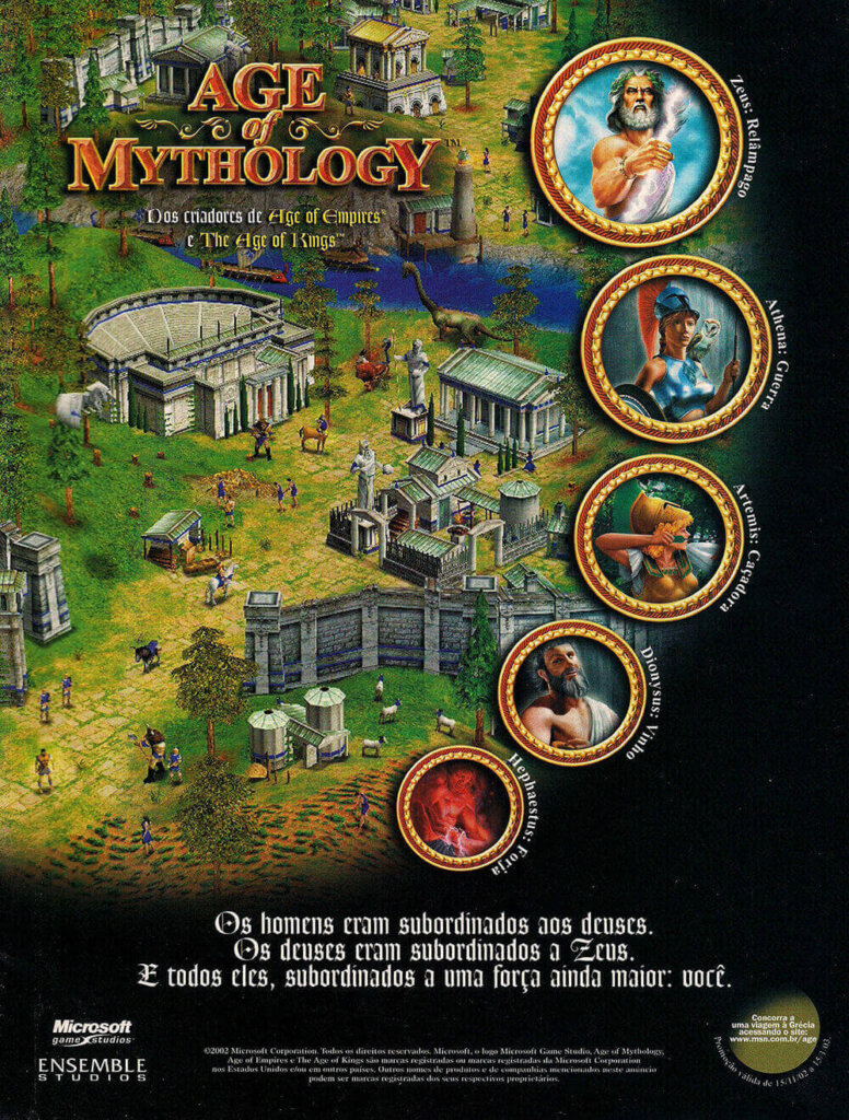 Propaganda Age of Mythology - EGM Brasil 09 - 2002