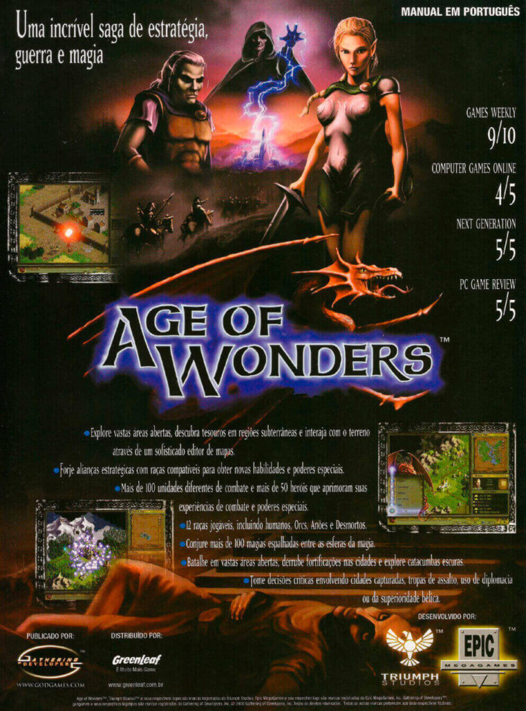 Propaganda Age of Wonders - PC Expert 14 - 2000