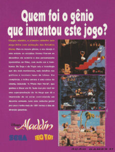 Propaganda Aladdin - Ação Games 48 - 1993