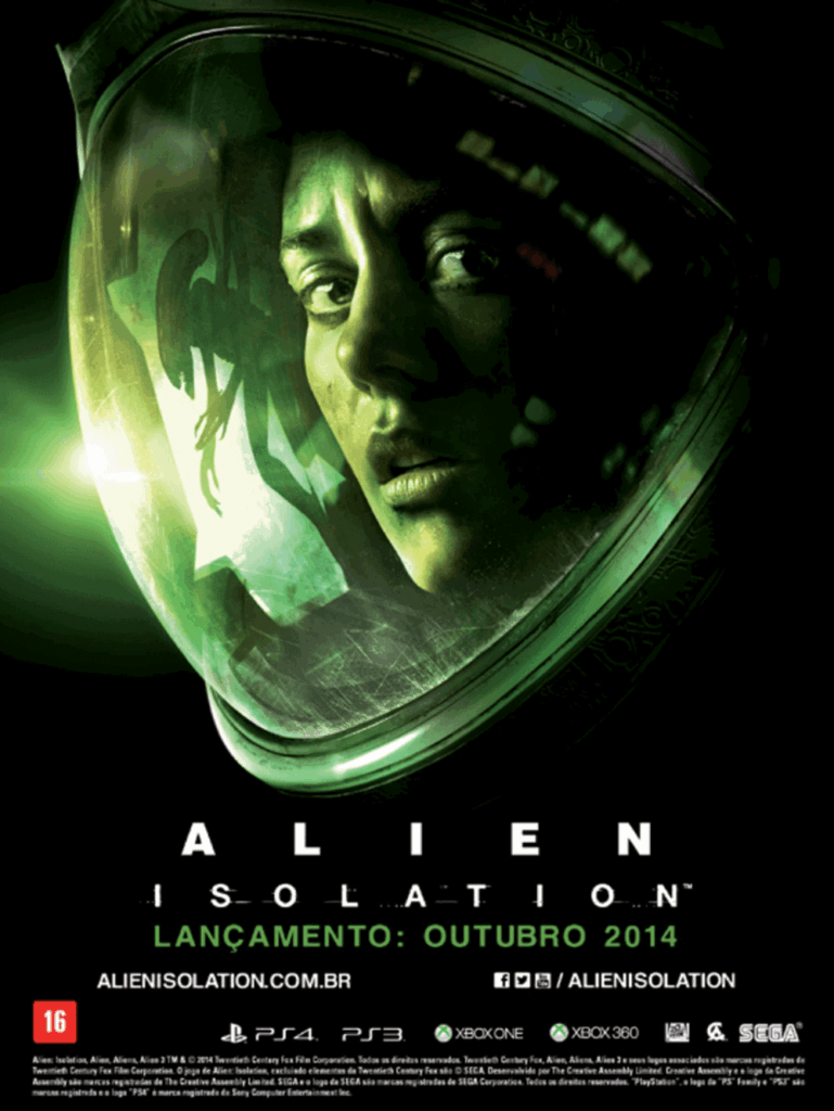 Propaganda Alien Isolation - Revista Oficial Xbox 98 - 2014