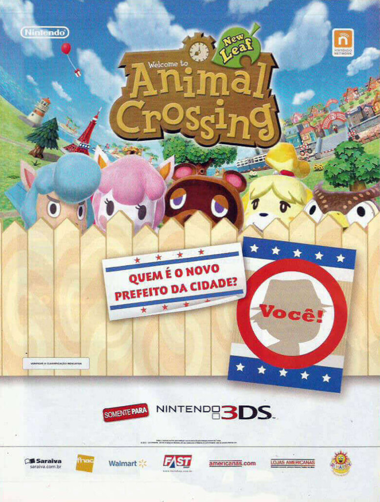 Propaganda Animal Crossing New Leaf - Nintendo World 171 - 2013