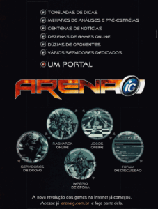 Propaganda Arena IG - EGM Brasil 34 - 2004