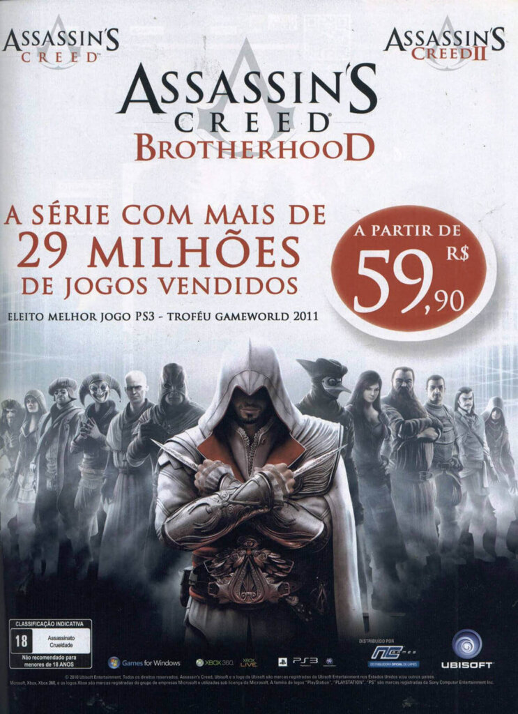 Propaganda Assassin`s Creed - Dicas & Truques para PlayStation 151 - 2011