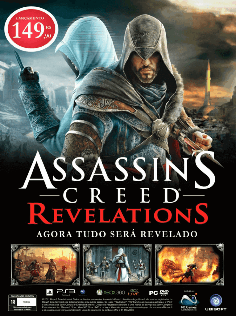 Propaganda Assassin's Creed Revelations - Xbox 360 60 - 2011
