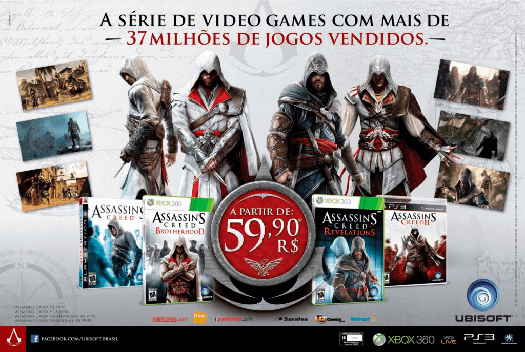 Propaganda Assassin's Creed - Revista PlayStation 163 - 2012