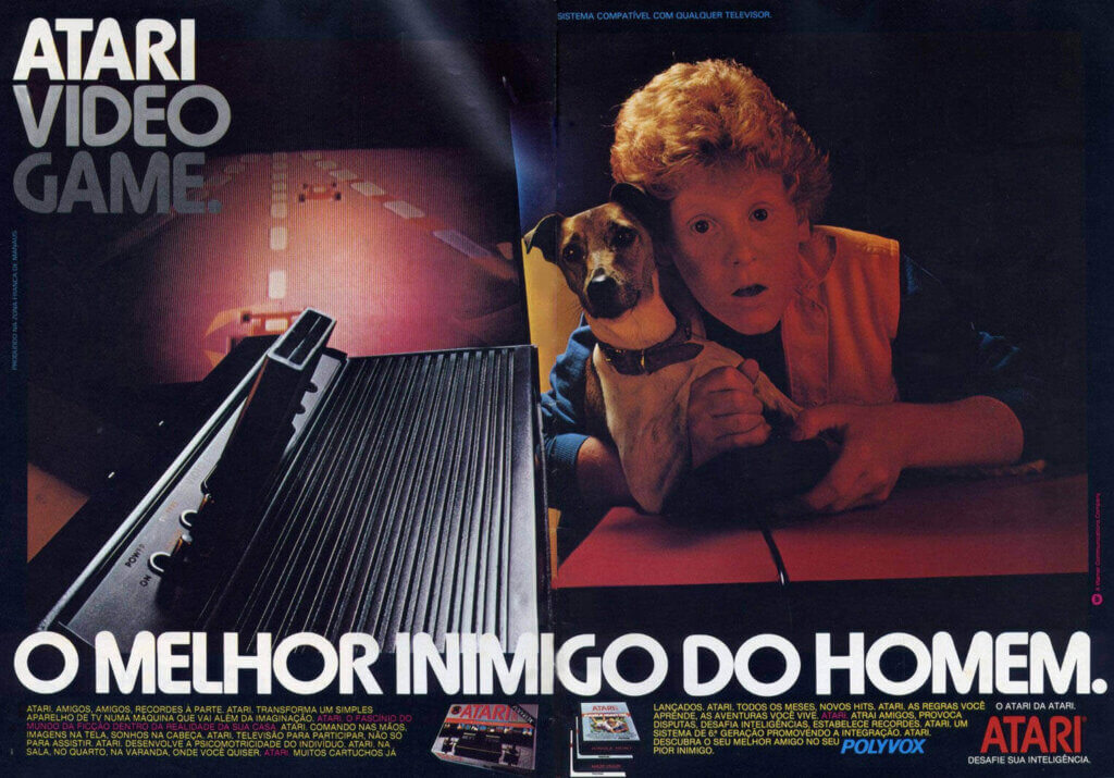 Propaganda Atari - Veja - 1983