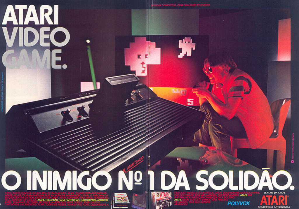 Propaganda Atari - Videogame Guia 01 - 1985