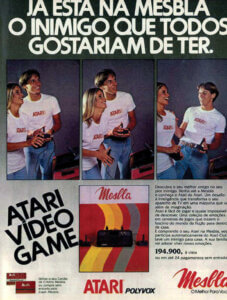 Propaganda Atari na Mesbla - 1983