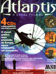 Propaganda Atlantis A Lenda Perdida - Revista do CD-Rom 35 - 1998