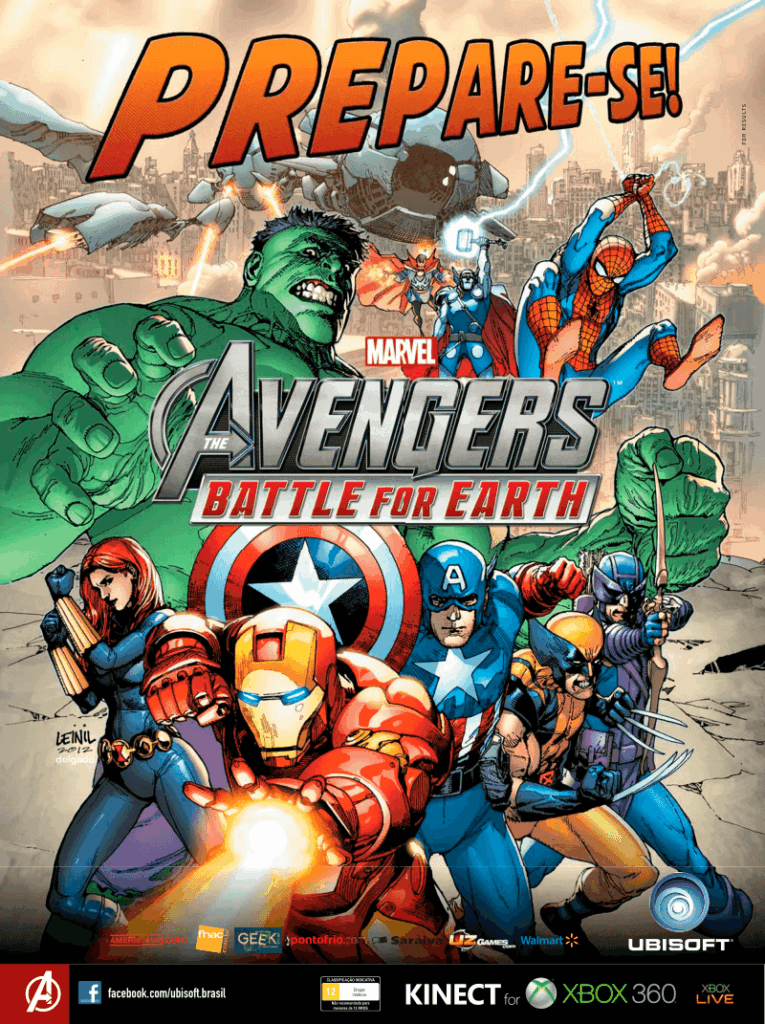 Propaganda Avengers Battle for Earth - Xbox 360 74 - 2012