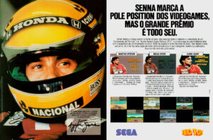 Propaganda Ayrton Senna's Super Monaco GP II - SuperGame 14 - 1992