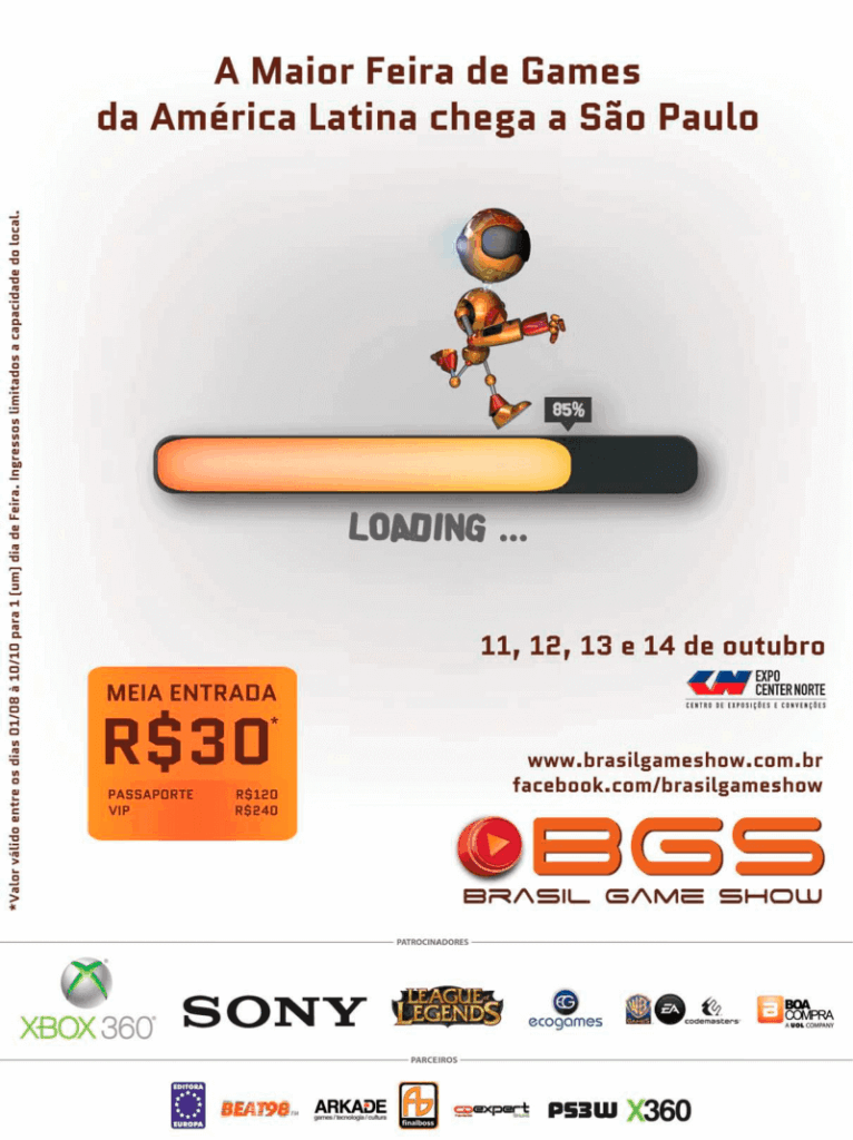 Propaganda BGS 2012 - OLD!Gamer 10 - 2012