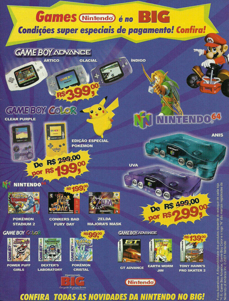Propaganda BIG - Nintendo World 38 - 2001