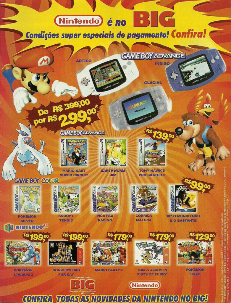 Propaganda BIG - Nintendo World 39 - 2001