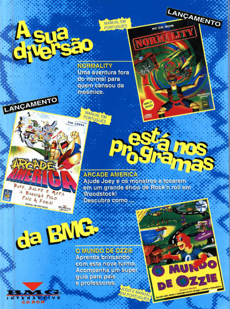 Propaganda BMG Interactive - Revista do CD-Rom 15 - 1996