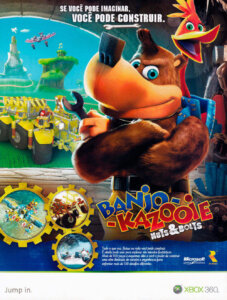 Propaganda Banjo-Kazooie Nuts & Bolts - Revista Xbox 360 25 - 2008