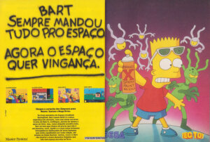 Propaganda Bart - Ação Games 23 - 1992