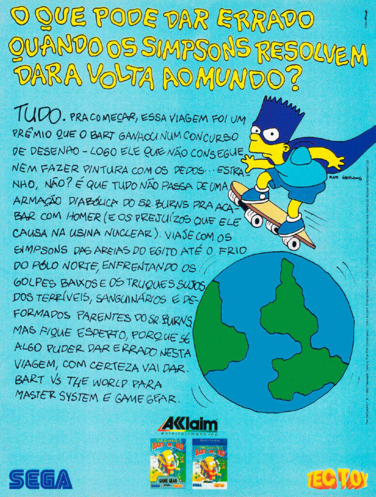 Propaganda Bart Vs The World - SuperGame 31 - 1994
