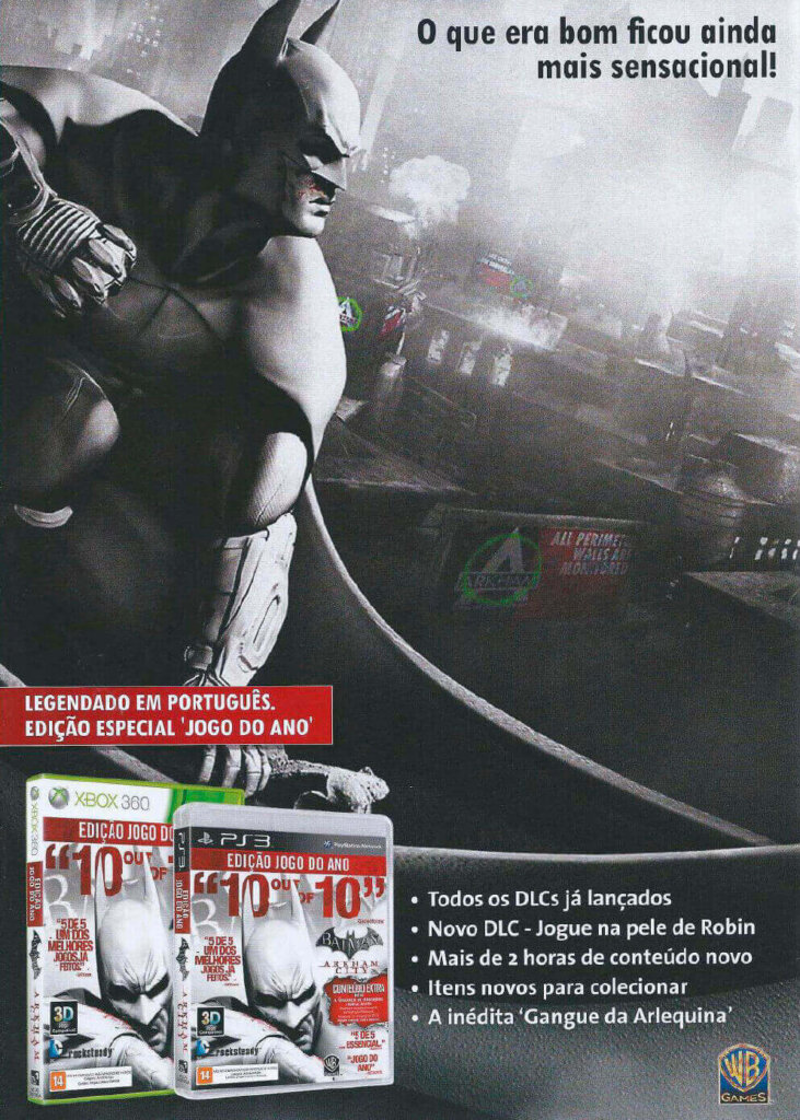 Propaganda Batman Arkham City - FullGames 109 - 2012
