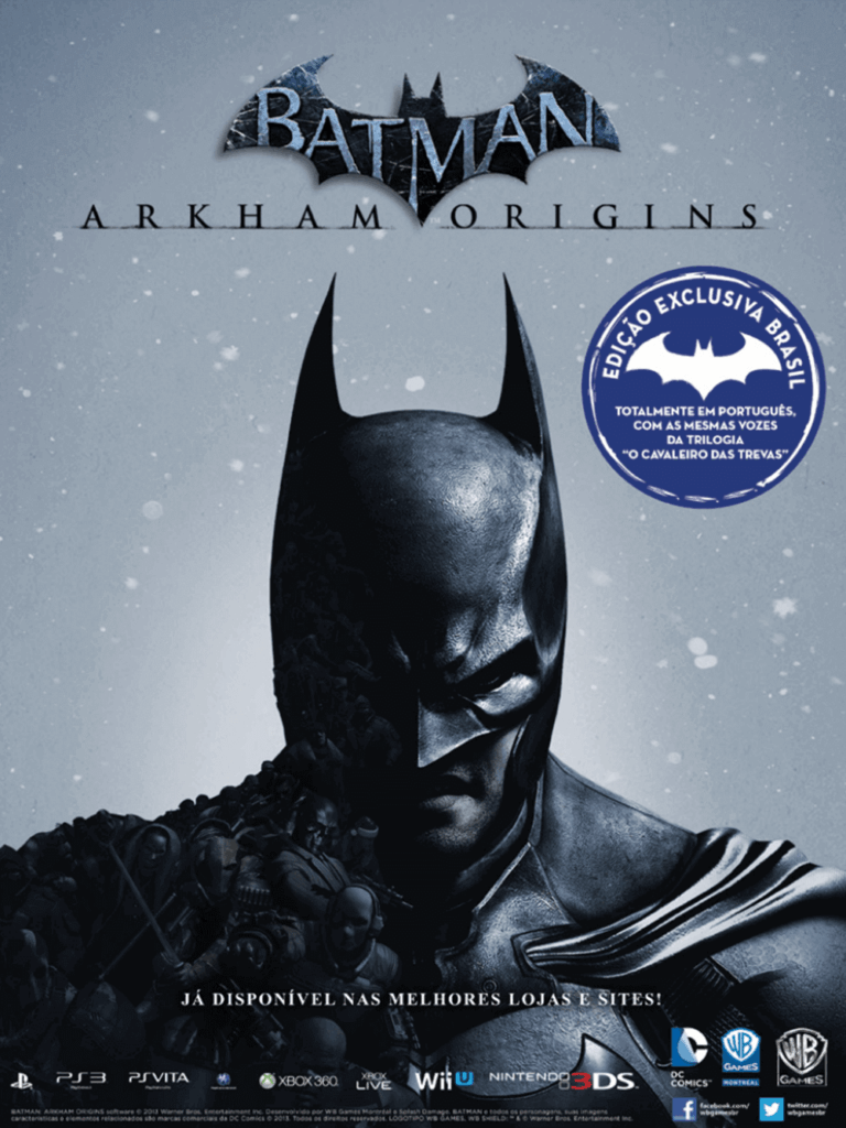 Propaganda Batman Arkham Origins - Revista PlayStation 182 - 2013