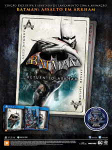 Propaganda Batman Return to Arkham - Revista PlayStation 221 - 2016