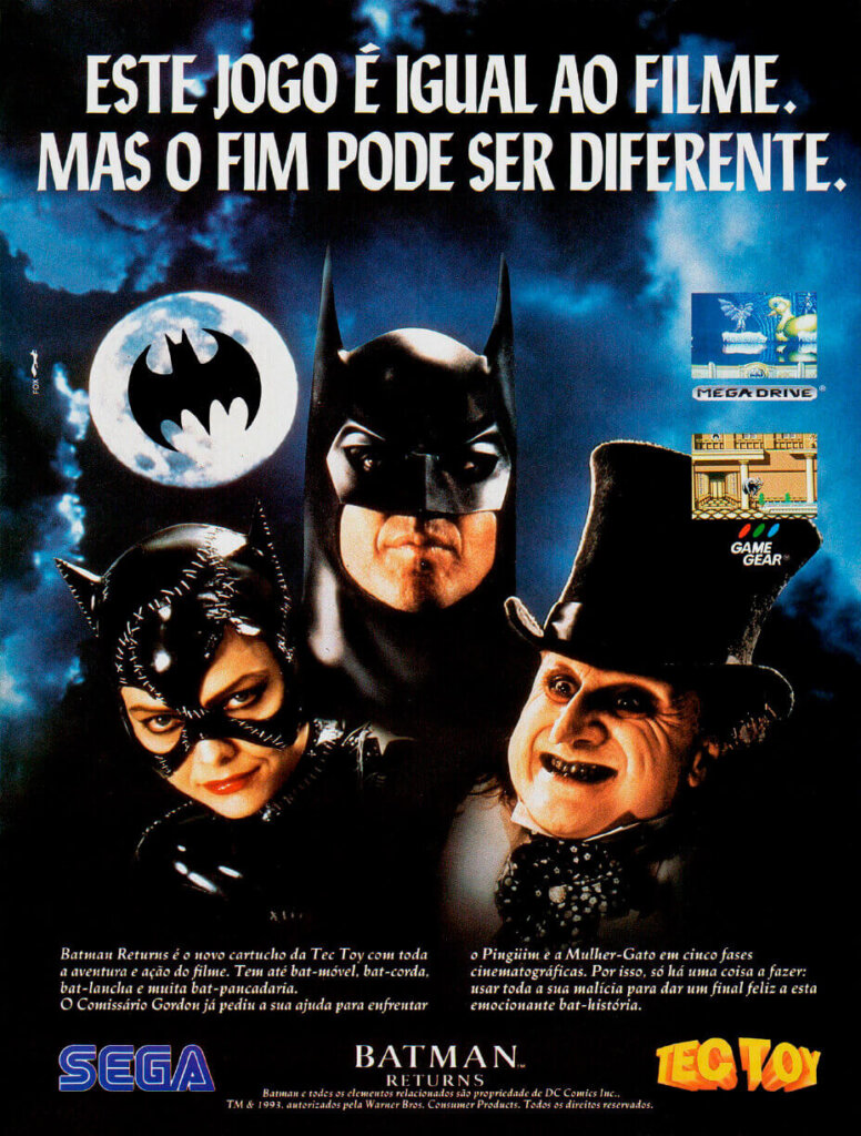 Propaganda Batman - SuperGame 19 - 1993