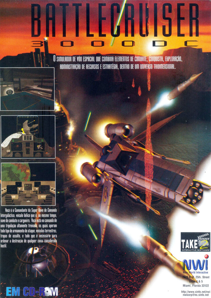 Propaganda Battlecruiser 3000 DC - Computer Games 28 -1996
