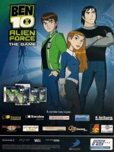 Propaganda Ben 10 Alien Force - Nintendo World 117 - 2008