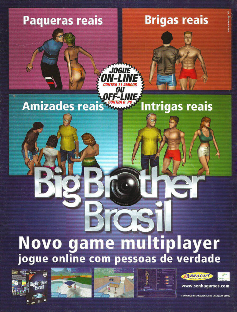 Propaganda Big Brother Brasil - EGM Brasil 12 - 2003