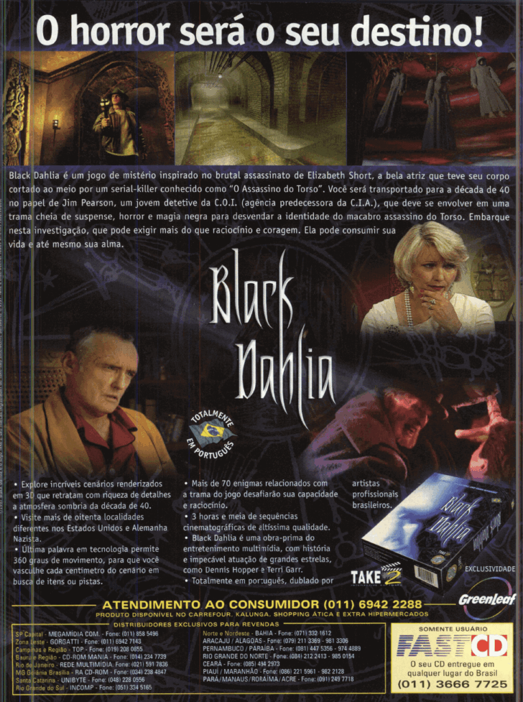 Propaganda Black Dahlia - CD Expert 20 - 1998