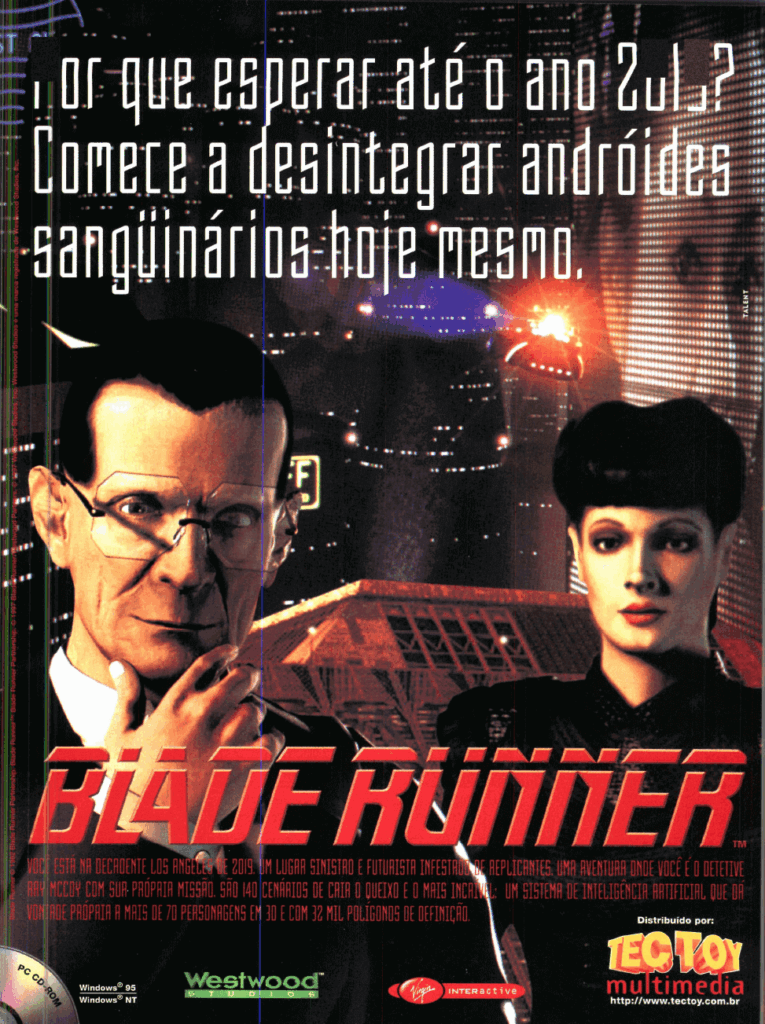 Propaganda Blade Runner - Revista do CD-Rom 30 - 1998