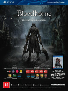 Propaganda Bloodborne - Revista Oficial PlayStation 203 - 2015