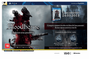 Propaganda Bloodborne (Saraiva) - PlayStation 202 - 2015