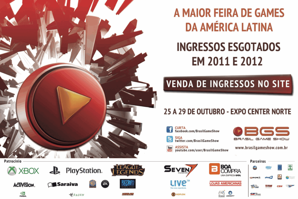 Propaganda Brasil Game Show - PlayStation 181 - 2013